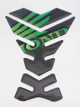 AxxL Наклейка на бак универсальная TAHO-01-GREEN (зеленый) зелёный