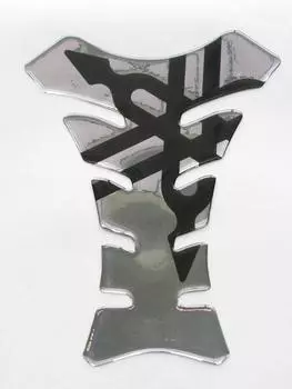 AxxL Custom Tank Pad YAMAHA General Purpose Product Silver и т.д.. ТАЯ-02-С/БЛК (Зеркало Черное)