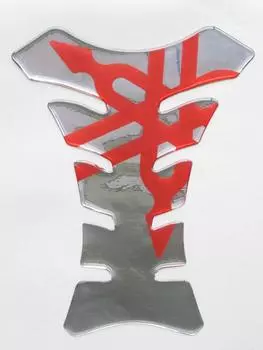 AxxL Custom Tank Pad YAMAHA General Purpose Product Silver и т.д.. ТАЯ-02-C/КРАСНЫЙ (Зеркальный красный)