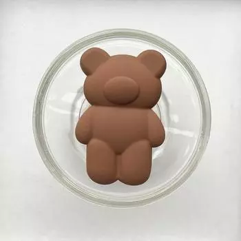 AY Bear Cookie Smart Tok Cute Grip Tok, коричневый, 1 шт.