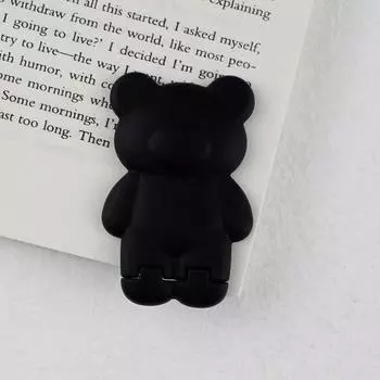 AY Bear Cookie Sole Smart Tok Cute Grip Tok, черный, 1 шт.