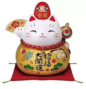 Аяо Хисшо Дарума Lucky Cat 7689 (Кинпуку/Большой) (Копилка)