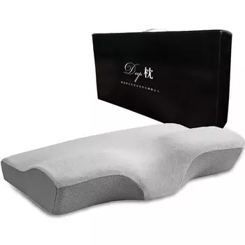 AYO No Neck Sleeping Memory Foam Регулируемая вогнутая форма стабилизирует вашу голову и снимает нагрузку с шеи или Memory Foam для спины и бокового покрытия