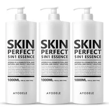 Ayodele Perfect Men Увлажняющее питание Отбеливающая морщинка 5в1 Мужская универсальная функциональная эссенция 1000 мл, 1 л, 3 шт.