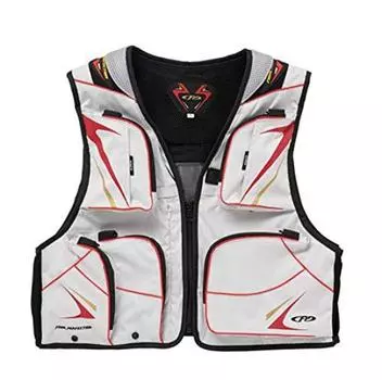 Ayu Vest Gray x Red M X SELL FP-5180
