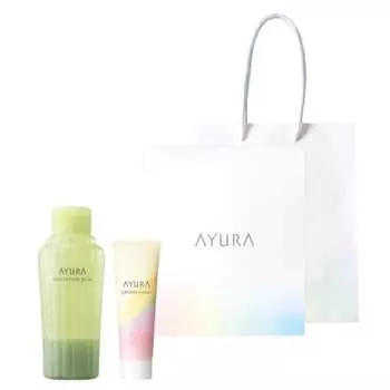 Ayura [healing gift] bath fee & hand cream set meditation bath t bathing fee 300ml + aroma hand hand cream 50g present healing relaxation bath sal