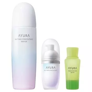 AYURA mall store Skin care bath set with bath salts Concentrate 40mL Rhythm Concentrate Water 300mL Meditation Bath T [Official only] & [Rhythm / /