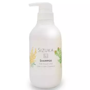 Az Style SIZUKA KINU Damage Repair Keratin Содержит вьющиеся волосы Шампунь Shizuka Kinu Soap (Шампунь 400мл)