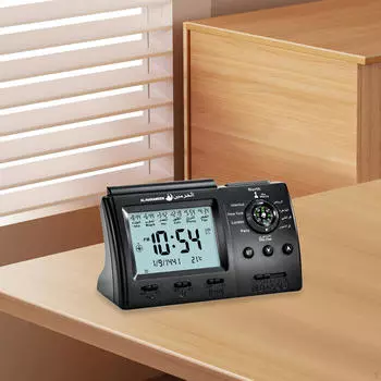 Азан Будильник Азан Молитва Мусульманский Стол для Гостиной чёрный