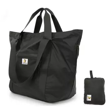 Azarxis складная сумка для воды 3WAY Boston Tote большая дорожная сумка для школы и бизнеса, которую можно продеть через чемодан, черная ручная кладь, сумка, репеллент, сумка,