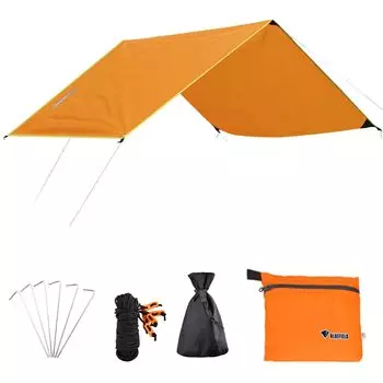 Azarxis Tent Ground Leisure Awning Sun Storage Bag Included Sheet, Sheet, Sheet, Tarp, 220, Folding, Lightweight, Waterproof, Shade, Compact, Picnic,