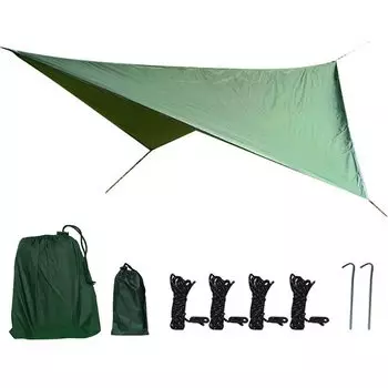 Azarxis Водонепроницаемый тент-палатка наземная сумка для хранения солнца горный многофункциональный брезент, тень, простыня, простыня, укрытие, складной, легкий, солнцезащитный козырек,