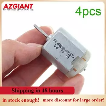 AZGIANT 4 шт. FC-280SD 18165D двигатель с угольной щеткой для дверного доводчика, замок рулевого управления для Mitsubishi Lancer для Honda 4pcs