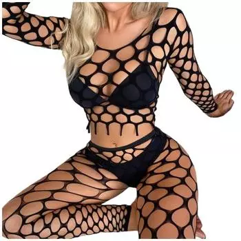 Ажурное боди выдалбливают сексуальное женское нижнее белье порнографическое ночные клубы нижнее белье прозрачный флирт секс игрушки для женщин S-XXXL