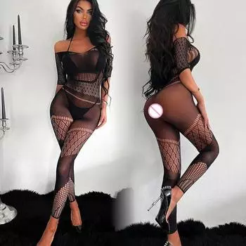 Ажурные боди-чулки женские подарки на День святого Валентина боди бебидолл нижнее белье высокая эластичность пижамы обтягивающее ночное белье сексуальное нижнее белье XXS