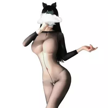 Ажурные боди, комбинезон, женская прозрачная открытая промежность, секс-одежда, прозрачные чулки для тела, сетка, горячее эротическое белье One Size