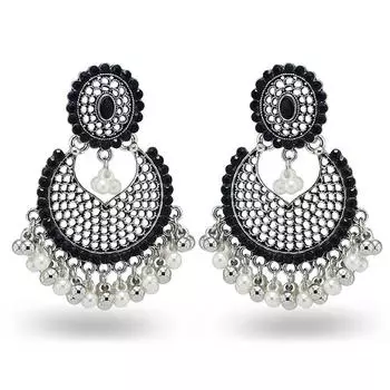 Ажурные женские серьги-феи с экзотическими бриллиантами в стиле ретро Ид аль-Фитр Лассер Байрам