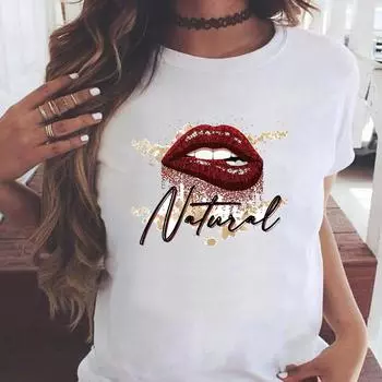 (Азиатский размер) Футболка с графическим принтом, повседневная футболка, принт, женский стиль, тренд, симпатичная повседневная женская футболка, модная футболка с коротким рукавом S