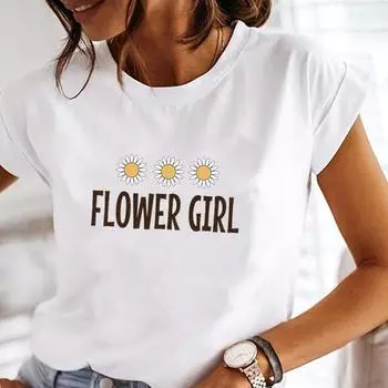 (Азиатский размер) Футболка, верхняя одежда, прекрасная модная футболка с буквенным принтом в стиле 90-х, повседневная модная футболка с короткими рукавами, женская футболка с принтом, женская футболка с графикой S