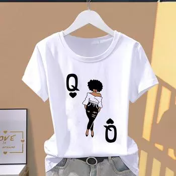 (Азиатский размер) Футболки с короткими рукавами, футболка с мультяшным рисунком в стиле 90-х, повседневная модная женская футболка с принтом, повседневная женская футболка с рисунком S