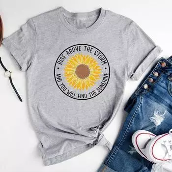 (Азиатский размер)Женская футболка с цветочным принтом, сладкий тренд, модная футболка 90-х годов, женская одежда с графическим рисунком, повседневная футболка с коротким рукавом S