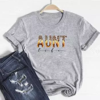 (Азиатский размер)Женская футболка с коротким рукавом и леопардовым принтом в стиле 90-х годов, модная футболка, одежда, повседневная женская футболка с графикой S