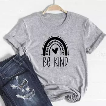 (Азиатский размер)Женская футболка с коротким рукавом и буквенным принтом, милая модная женская футболка с принтом, модная футболка, одежда, повседневная женская футболка с графикой S