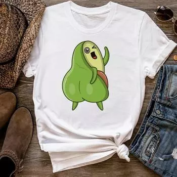 (Азиатский размер) Женская футболка с принтом, милое лицо, трендовый стиль, модная футболка, женская футболка, одежда, футболки с короткими рукавами и графикой S