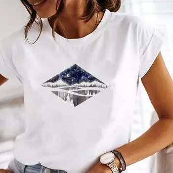 (Азиатский размер) Женская милая женская футболка с милым принтом 90-х годов, одежда, повседневная модная футболка с короткими рукавами, женская футболка с графическим рисунком S