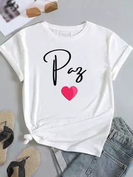 (Азиатский размер) Женская модная футболка Faith Trend 90-х с коротким рукавом, одежда с принтом, женская повседневная футболка, женские футболки с графикой S