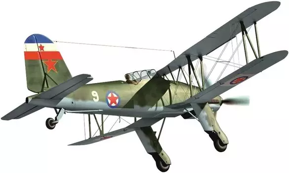 AZmodel AZ Model Fieseler Fi167 Над Балканским полуостровом Пластиковая модель AZM7845 1/72