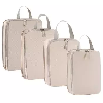 AZNABLE Дорожная компрессионная сумка Дорожная сумка Комплект компрессионных сумок Дорожная одежда Удобные товары Набор из 4 шт.