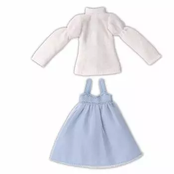 Azone International Tulle One Piece Set Light Blue 1/12