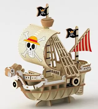 Azone Wooden Puzzle ONE PIECE Going Merry 2022 ки-гу-ми