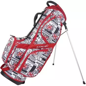 AZROF Caddy Bag Stand Caddy Bag Union Red - 38 AZ-STCB01 Weight Approx. 2.7kg