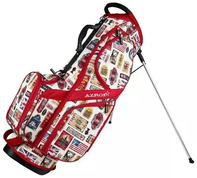 AZROF Stand Caddy Bag London Red AZ-STCB01 297