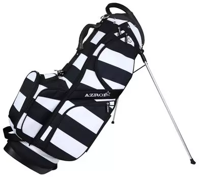 AZROF Stand Caddy Bag Striped Black AZ-STCB01 290