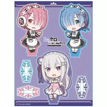 Azu Maker OVA Жизнь в ином мире от Zero Memory Snow Акриловая подставка для персонажа Эмилия Рем Рам Ре: & &