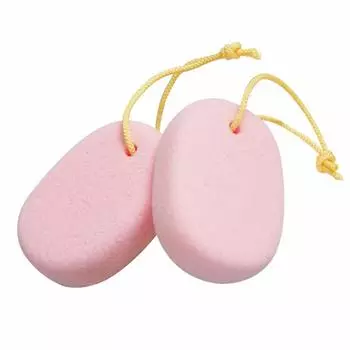 Azuma Exfoliating TK Exfoliating PI Набор из 2 шт. 8 x 6 x Розовый Отшелушивающий с более мелкой текстурой, чем пемза 2,5 см