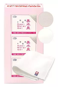 Azuma Shoji Spa Water Gel Bisuisen Tabibijin Beautiful Skin Gel 80 г x 3 шт. набор полотенце носовой платок все в одном [в комплекте Imabari] (гладкий)