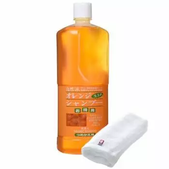 Azuma Shoji [та же цена, что и полотенце Imabari] Сменный блок шампуня Orange Shampoo 1000 мл/шампунь с натуральным ароматом апельсина Tabibijin