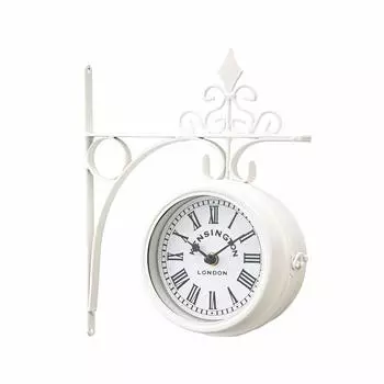 Azumaya Wall Clock S Size White CLK-101WH
