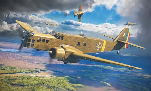 Azur From Block Bomber Поздняя пластиковая модель AZUFR0057 1/72 MB.210 (Самолет)