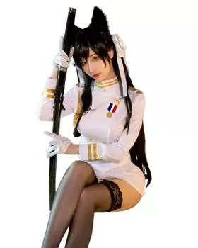 Azur Lane Atago Takao Cosplay Azur Lane Atago Azur Lane [milky time] белый