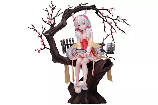 Azur Lane Кролик ждущий весны шкала ПВХ раскрашенная готовая фигурка версия Лаффи . 1/7