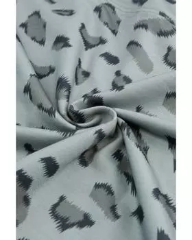 Azura Exchange Свободный топ с длинными рукавами и принтом животных M леопардовый