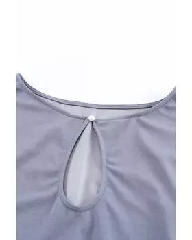 Azura Exchange Широкий комбинезон с поясом L серый