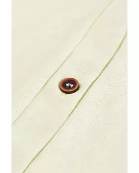 Azura Exchange Бежевый кардиган с открытым передом и пуговицами S бежевый