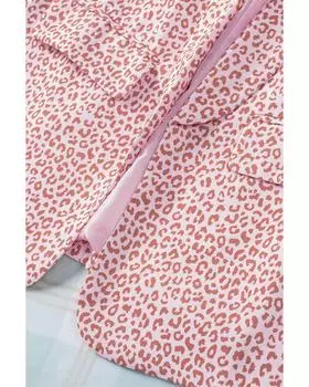 Azura Exchange Блейзер с леопардовым принтом L розовый