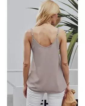 Azura Exchange Buttoned Tank Top XL абрикосовый